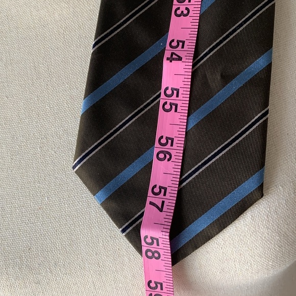 Banana Republic Factory Made in Turkey 100% Silk Tie EUC 58" Long - Picture 7 of 8